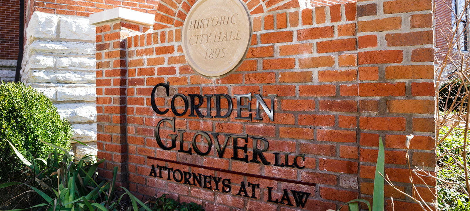 Coriden Glover Brick Sign